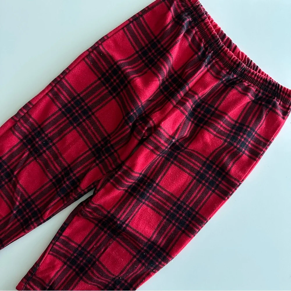 Toddler Plaid Button Down Pajama Set - Picture 5 of 6